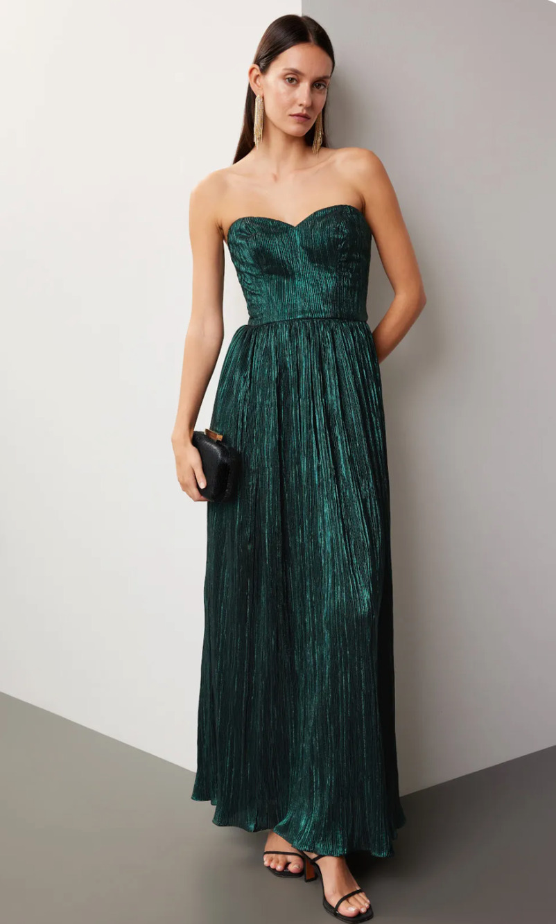 Dress The Population Audrina Dress in Green Size XS